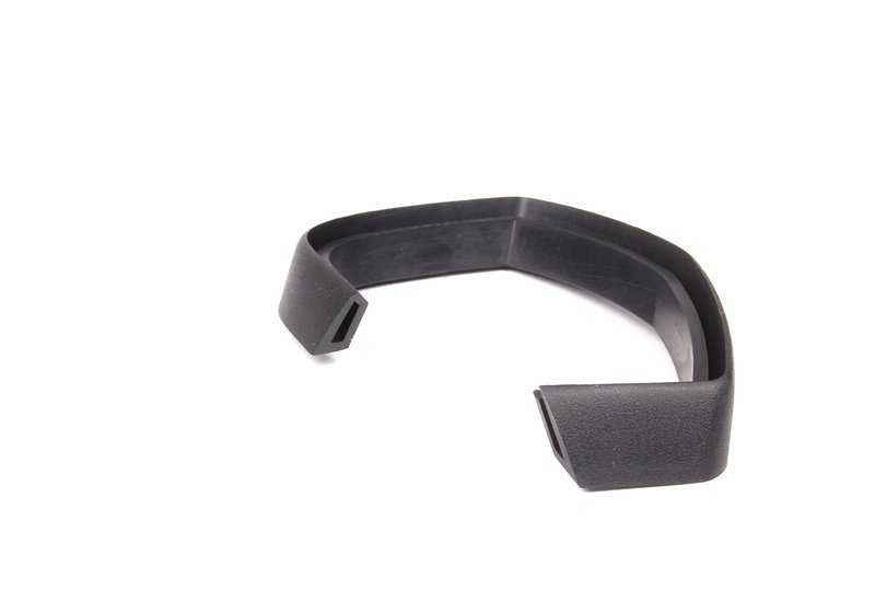 Anillo embellecedor exterior izquierdo negro OEM 51437056389 para BMW Z4 E85. Original BMW.