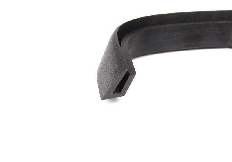 Anillo embellecedor exterior izquierdo negro OEM 51437056389 para BMW Z4 E85. Original BMW.