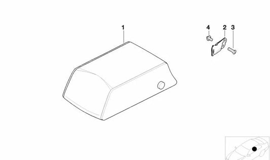 Tornillo avellanado Torx OEM 07147202357 para BMW E81, E87, E36, E46, E91, E39, E60, E63, E64, E84, E85, E86, i3 (I01). Original BMW.