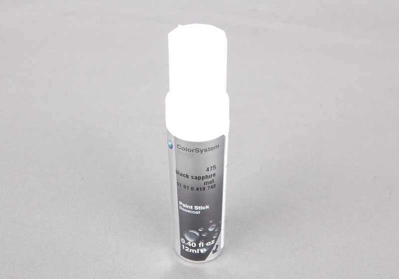 Black Sapphire ha incontrato la vernice ritoccata. Per BMW (OEM 51910419748). BMW originale