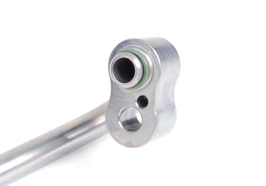 Tubería de presión aire acondicionado OEM 64536902230 para BMW E36 y Z3. Conecta compresor y condensador para sistema R12/R134A. Original BMW.