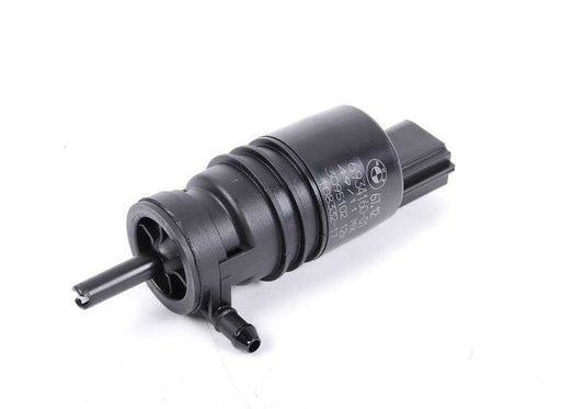 Bomba de agua limpiaparabrisas delantera OEM 67126934160 para BMW F07, F10, F11, F06, F12, F13, F01, F02, F04, F25, F26, E70, E71, E72, E89. Original BMW.