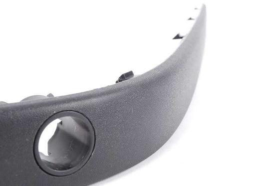 Moldura paragolpes trasero izquierdo OEM 51128205249 para BMW E39. Original BMW.