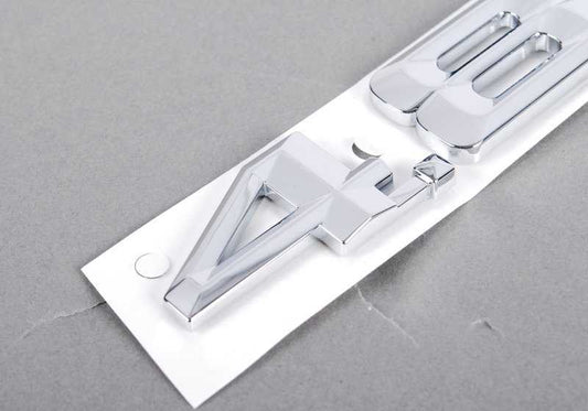 Right side emblem for BMW X5 E53 (OEM 51147138628). Original BMW.