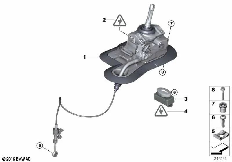 Botón Drivelogic OEM 61317835039 para BMW E90, E92, E93, E60, E61, E63, E64... y más. Original BMW.