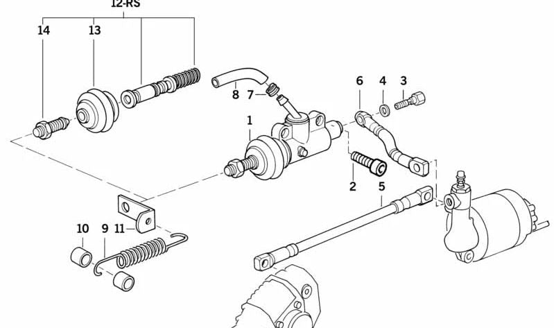 Bucha OEM 35211454377 para motocicletas BMW K75, K75 RT, K100, K100 LT, K100 RS... e muito mais. Originais BMW Motorrad.