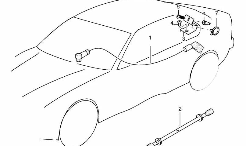 OEM cylindrical head screw 07119907623 for BMW E21, E30, E36, E46, E12, E28, E34, E60, E24, E23, E32. Original BMW.