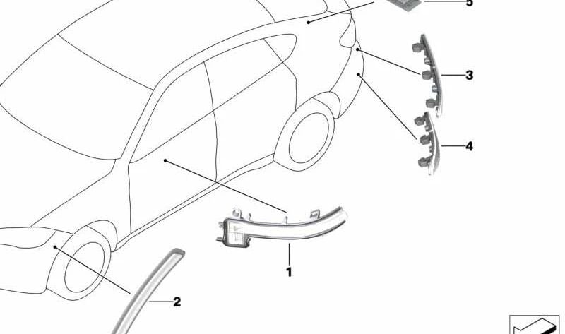 Catadióptrico trasero derecho OEM 63148053176 para BMW F39 (X2 sDrive16d, sDrive18d, X2 20d, M35i). Original BMW.