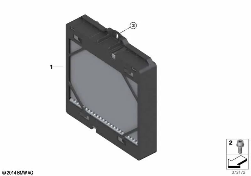 Radiador de líquido de arrefecimento deslocado para a esquerda para BMW F87N, F80, F87, F82, F83 (OEM 17112284603). BMW original