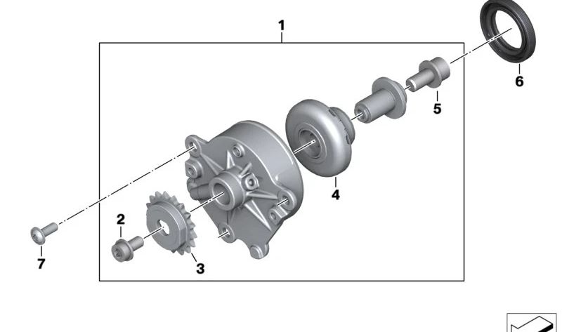 Tornillo ISA M8X16 OEM 07129906861 para motos BMW F800GT, R18, R18B... y más. Original BMW Motorrad.