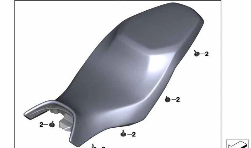 Tope limitador OEM 52538558979 para motos BMW G 310 GS (K02), G 310 R (K03). Original BMW Motorrad.