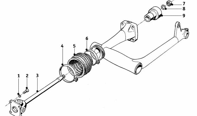 Manschette per diversi modelli BMW (OEM 26113038225). BMW originale