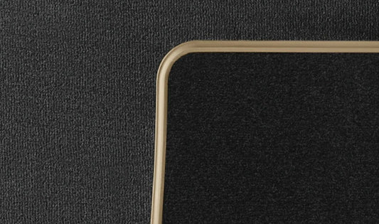 Alfombrillas textiles traseras OEM 51472287928 para BMW Serie 2 Active Tourer F46 y F46N. Color antracita con borde beige, ideales para tapicería Canberra Beige. Original BMW.