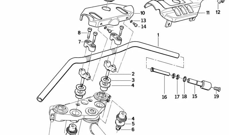 Disco de seletor OEM 61322308613 para BMW Motorrad K1. Substituição original BMW Motorrad.