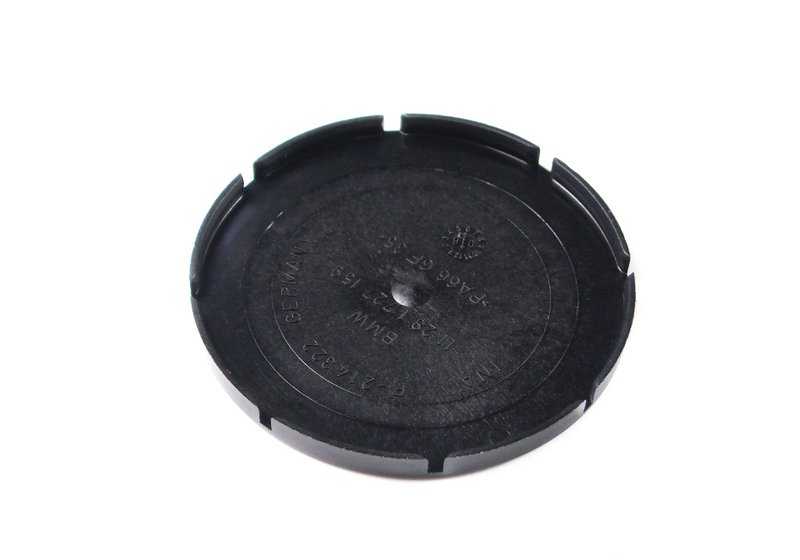 Tapa protectora polea tensora OEM 11281727159 para BMW E30, E36, E46, E34, E39, E60, E61, E32, E38, E65, E66, E31, E83, E53, Z3, E85, E86. Original BMW.