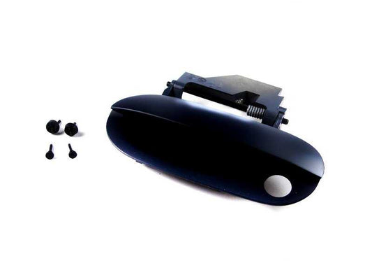 Left exterior door handle for BMW E38 (OEM 51218166971). Original BMW.