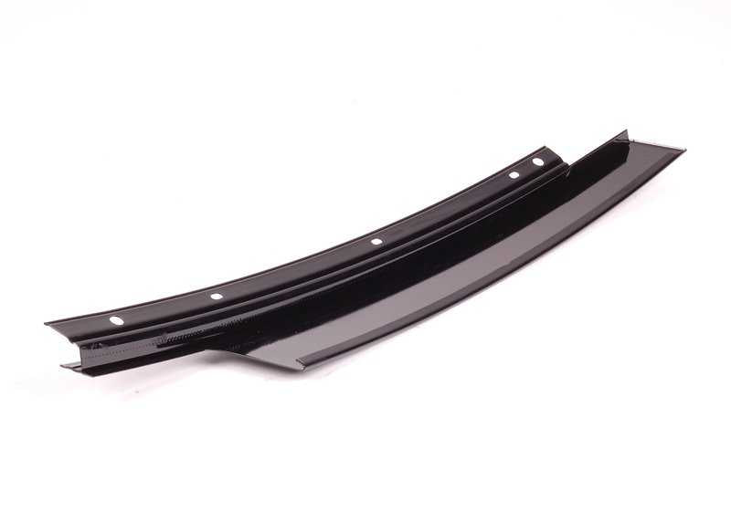 Embellecedor marco ventana pilar B puerta delantera derecha OEM 51337906908 para BMW E90, E90N, E91, E91N. Acabado negro brillo. Original BMW.
