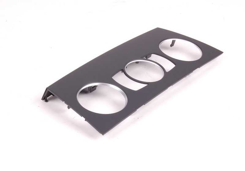 Frente do controlador controla o Perlglanz Chrom OEM 51459137561 para BMW 3 E90 Series, E90N, E91, E91N. BMW original.