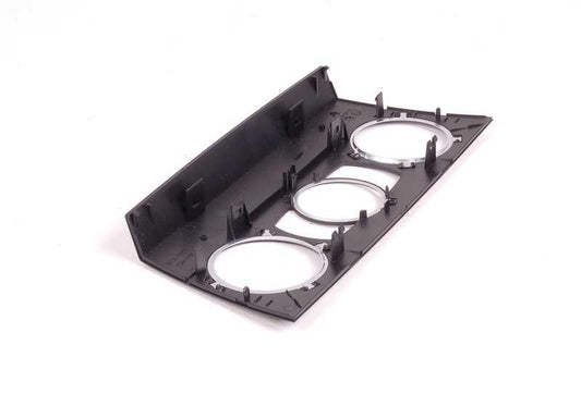 Frontal de mandos climatizador perlglanz chrom OEM 51459137561 para BMW Serie 3 E90, E90N, E91, E91N. Original BMW.