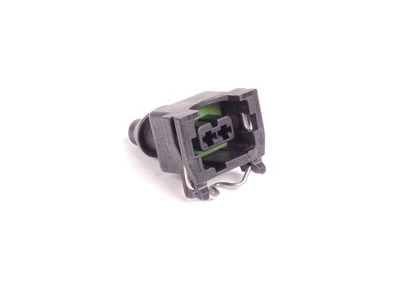 Conector eléctrico 2 pines OEM 12521427787 para BMW E81, E82, 116d, 118d, 120d, 123d. Compatible con motores N47. Original BMW.
