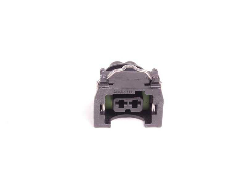 Conector eléctrico 2 pines OEM 12521427787 para BMW E81, E82, 116d, 118d, 120d, 123d. Compatible con motores N47. Original BMW.