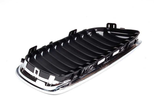 Rejilla de adorno izquierda OEM 51137201969 para BMW E90, E91 (2007-2012). Original BMW.