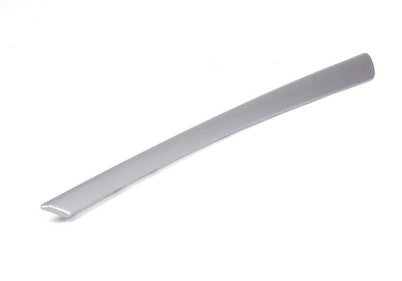 Listón decorativo Alu puerta trasera izquierda para BMW Serie 5 E60, E61N (OEM 51428044819). Original BMW