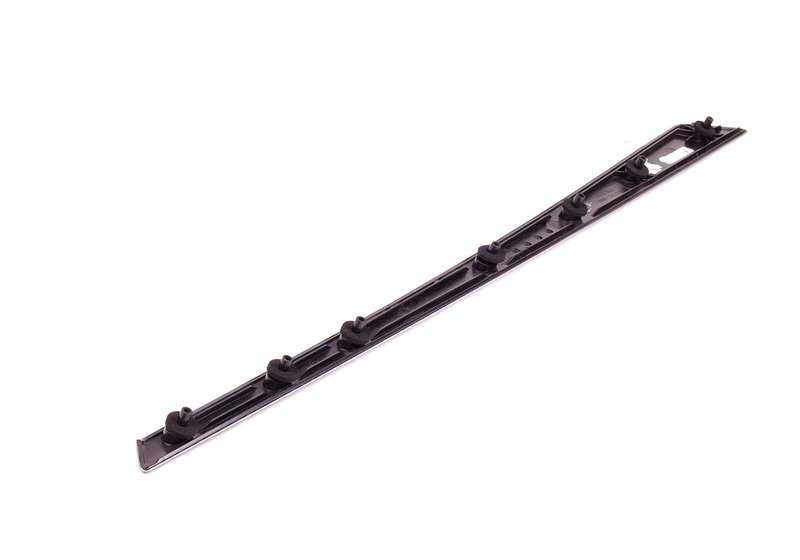 Listón decorativo Alu puerta trasera izquierda para BMW Serie 5 E60, E61N (OEM 51428044819). Original BMW