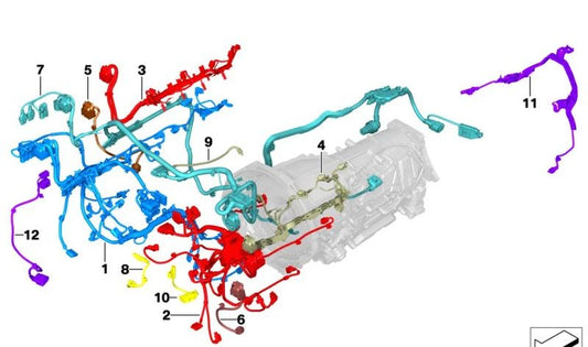 Sensores do motor Banco 1 OEM 12515A58814 para BMW X5 (F95N, G05N), X6 (F96N, G06N) e X7 (G07N). BMW original.