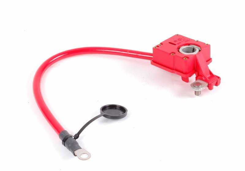 Câble de batterie positif OEM 61129217031 pour BMW E82, E88, E90, E91, E92, E84. BMW d'origine.