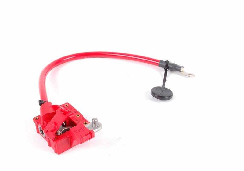 Câble de batterie positif OEM 61129217031 pour BMW E82, E88, E90, E91, E92, E84. BMW d'origine.