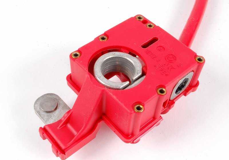 Câble de batterie positif OEM 61129217031 pour BMW E82, E88, E90, E91, E92, E84. BMW d'origine.