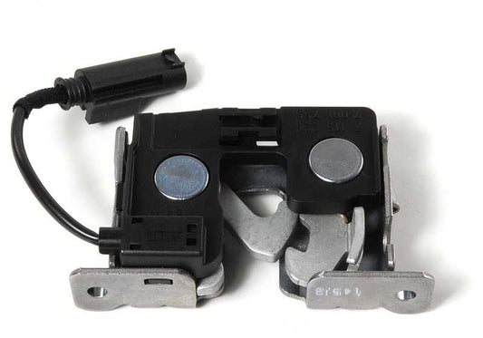 Cierre capó delantero OEM 51237008755 para BMW E81, E82, E87, E88, E90, E91, E92, E93, E60, E61, E63, E64, E84, E83. Original BMW.