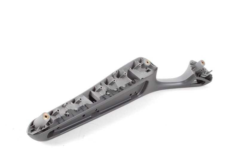 Reposabrazos delantero izquierdo gris OEM 51417049671 para BMW E46. Original BMW.