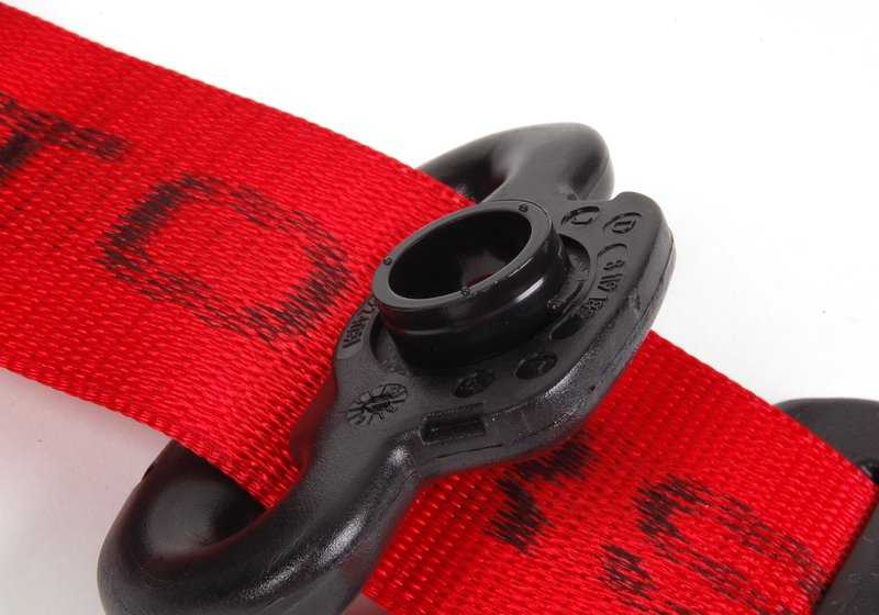 Cinturón de seguridad delantero derecho "BMW Motorsport" OEM 72112257464 para BMW E36. Original BMW.