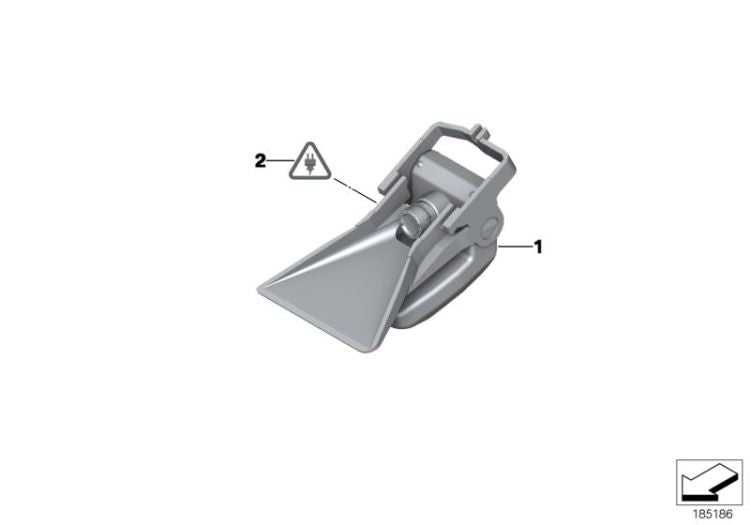Cámara KAFAS OEM 66519195830 para BMW Serie 5 F07 (530d, 535d, 535i) 2009-2013. Original BMW.