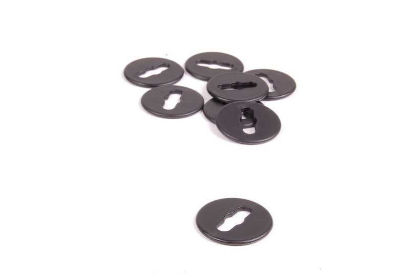 Juego de alfombrillas de velours antracita OEM 51477007313 para BMW Serie 3 E46 Convertible (11/1998 - 08/2006). Original BMW.