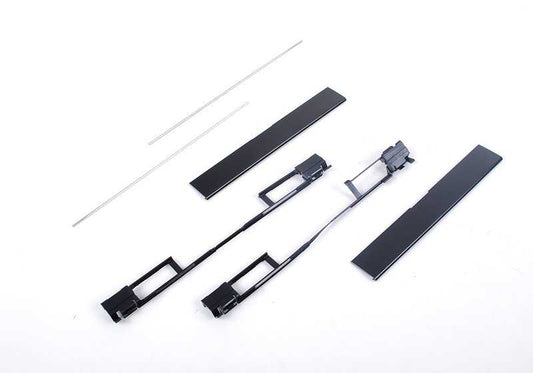 Fita de ornamento de impressão à esquerda 51138208689 para BMW 3 E46 Series. BMW original.