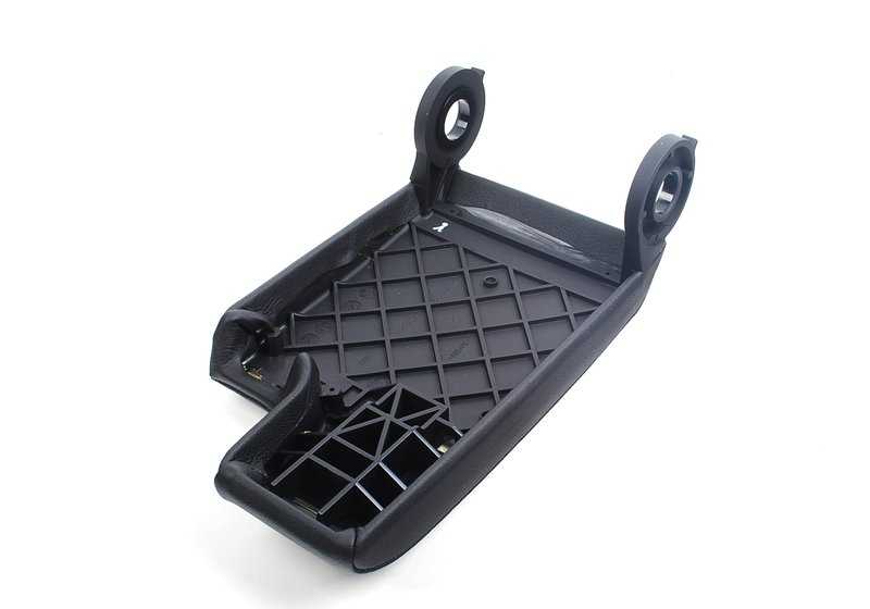 Apoyabrazos superior de cuero artificial negro OEM 51168229232 para BMW Serie 3 E46 316Ci, 318Ci, 320Ci, 316i, 318i, 320i... y más. Original BMW.