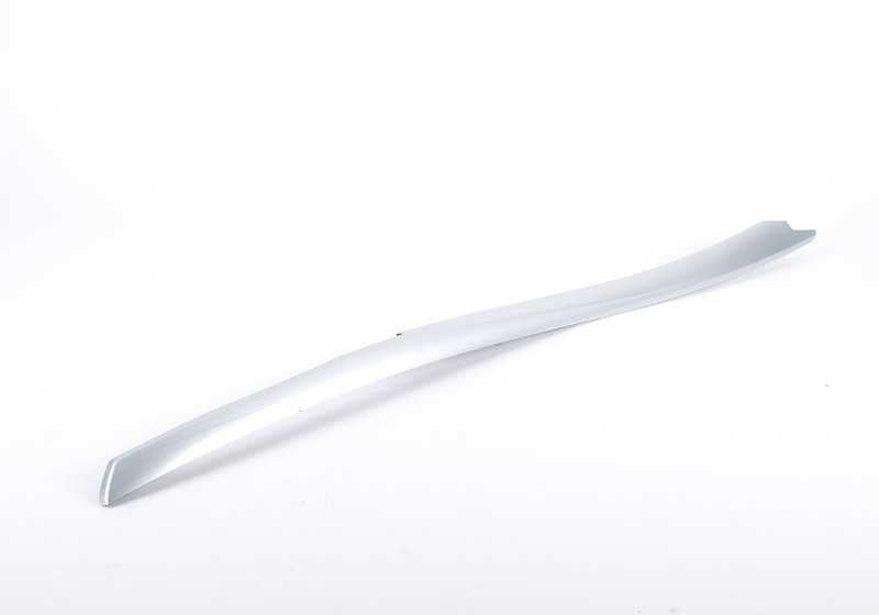 Moldura aluminio consola central derecha OEM 51166969542 para BMW E70, E70N, E71, E72. Pieza original BMW.