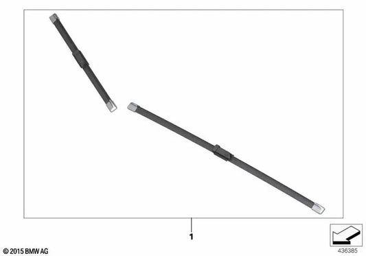 Juego de Limpiaparabrisas para BMW F10, F11 (OEM 61612163750). Original BMW