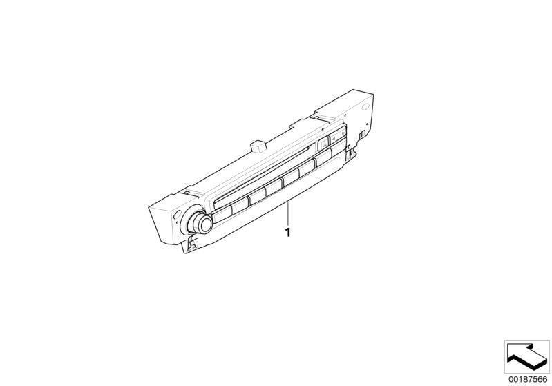 Frontal embellecedor OEM 65839206067 para BMW Serie 5 E60, E61 y Serie 6 E63, E64. Compatible con motores diésel y gasolina. Piezas originales BMW.