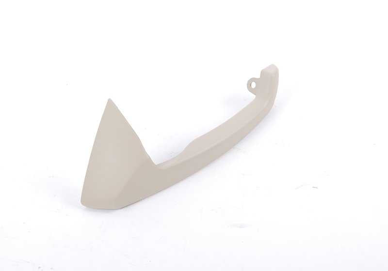 Guía cinturón de seguridad derecha OEM 52107165350 para BMW Z4 E85, E86. Color beige. Pieza original BMW.