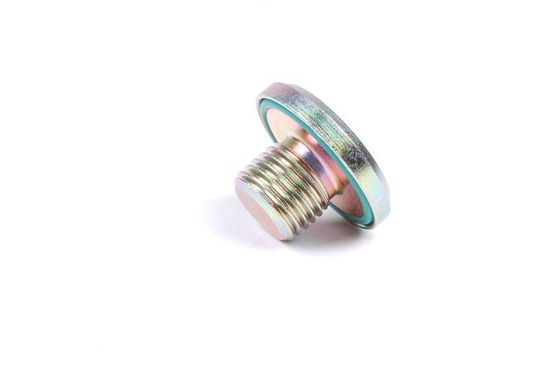 Tornillo de cierre OEM 24117507555 para BMW E46, E39, E38, E85. Compatible con cajas de cambio automáticas y componentes de transmisión. Original BMW.