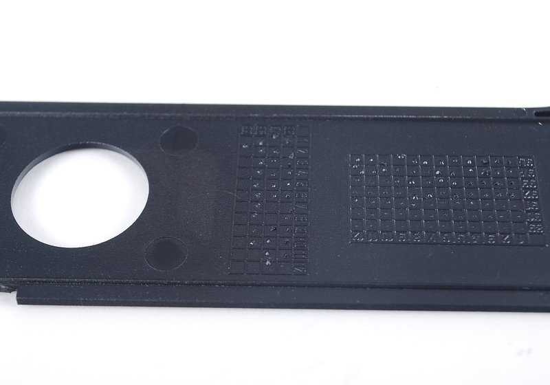 Cubierta regulador altura cinturón OEM 51431960983 para BMW E36. Original BMW.