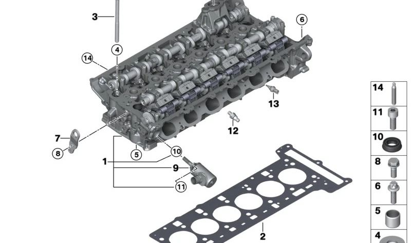 Arandela de estanqueidad OEM 11128695451 para BMW G20, G21, G22, G23, G26, G60, G70, G45, G05, G18, G06, G07, G09. Original BMW.