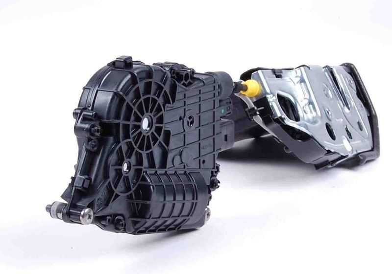 Cerradura de puerta derecha OEM 51215A36E84 para BMW X5 E70 (todos los modelos: 3.0d, 3.0sd, 3.0si, 4.8i, M, xDrive30d, xDrive35i, xDrive40d, xDrive40i, xDrive50i). Original BMW.