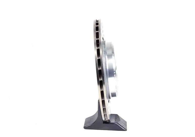 Right perforated ventilated brake disc for BMW E60, E61N, E63, E64 (OEM 34212282808). Original BMW