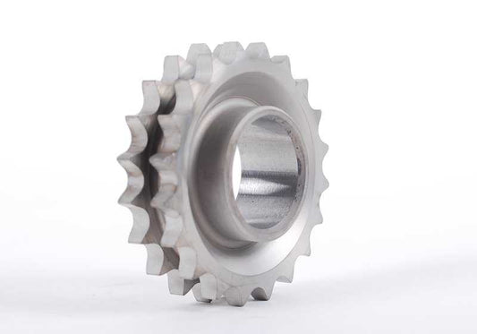 Piñón árbol de levas OEM 11311304255 para BMW E24, E28, E30, E34. Forma parte del sistema de distribución por cadena doble. Original BMW.