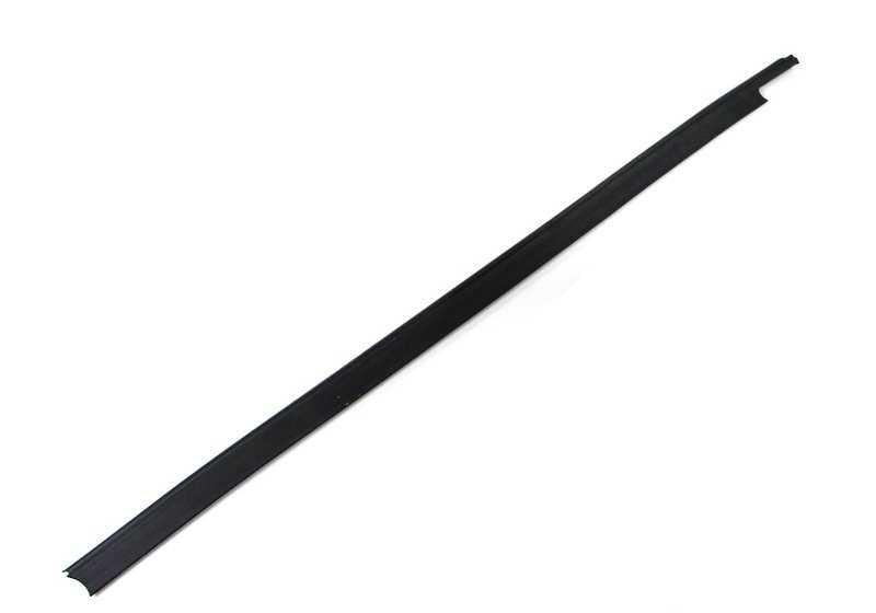 Sellado de canaleta de la ventana exterior izquierda para BMW E30 (OEM 51221913069). Original BMW.